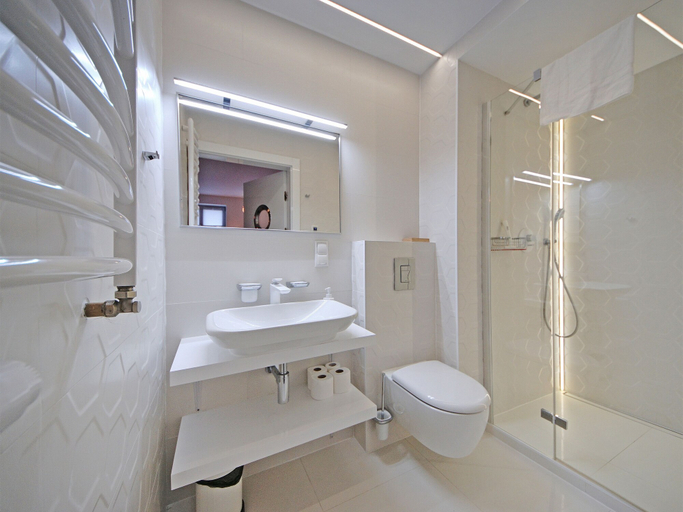 Bathroom, City Center -Świętego Ducha by Apartmore, Gdańsk City