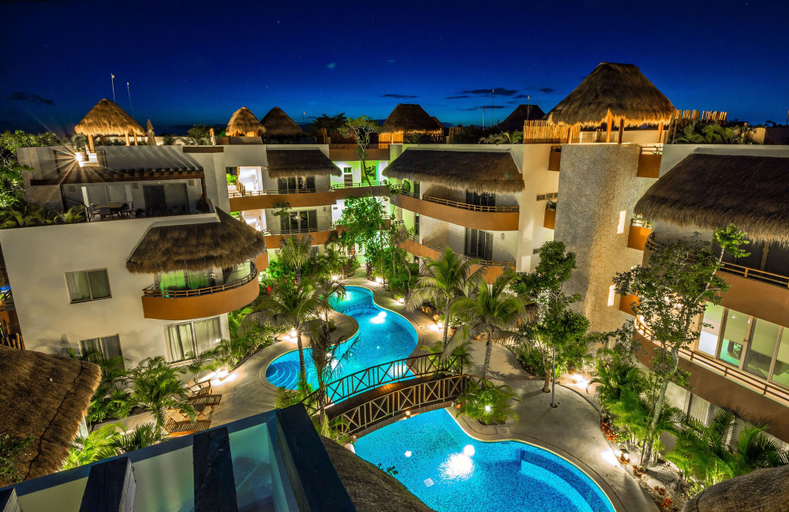 Exterior & Views, Samati Penthouse Private roof jacuzzi, Cozumel