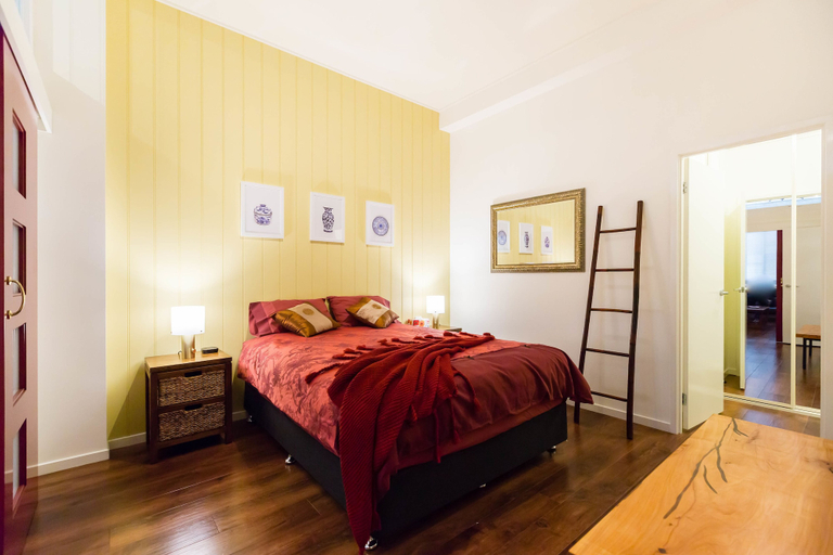 Bedroom 2, ARCHIE, 1BDR Melbourne Apartment, Melbourne