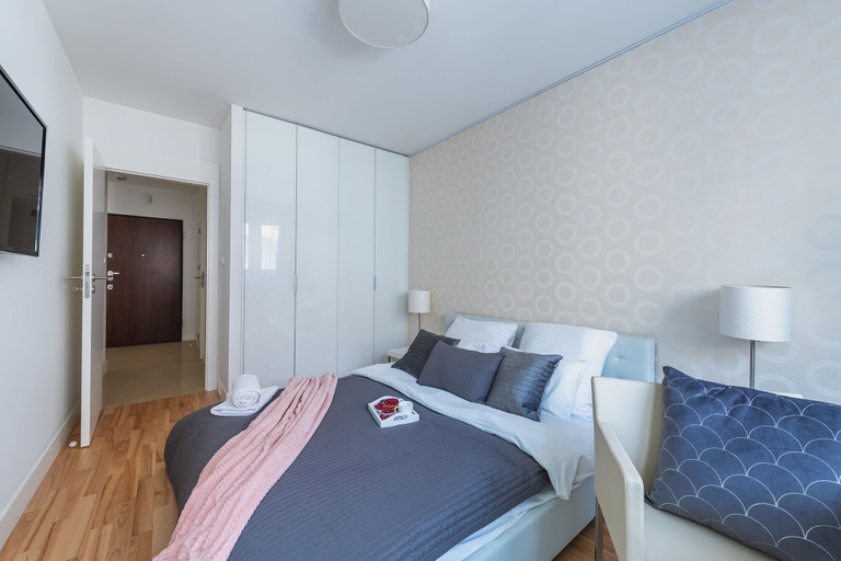 Bedroom 4, P&O Apartments Oxygen Wronia 5, Warsaw