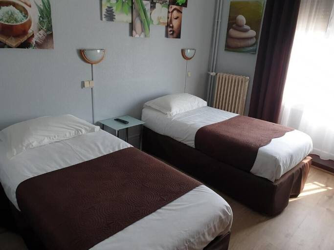 Bedroom 2, Hôtel Le Splendid, Aube