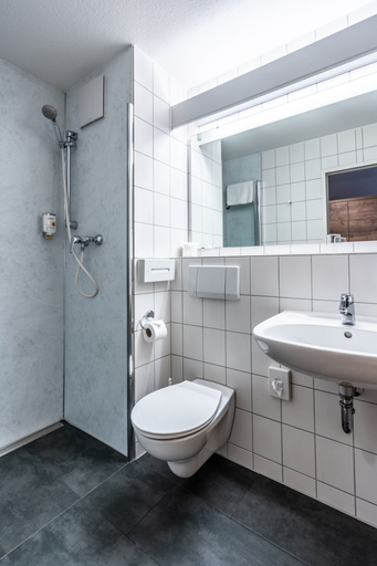 Bathroom 3, AKZENT Hotel Frankenberg, Mittelsachsen