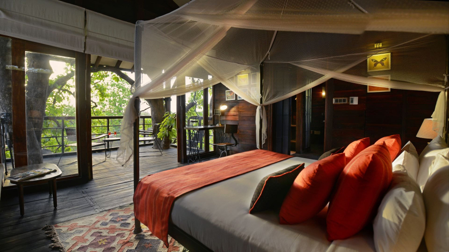 Bedroom 3, Pugdundee Safaris - Pench Tree Lodge, Seoni