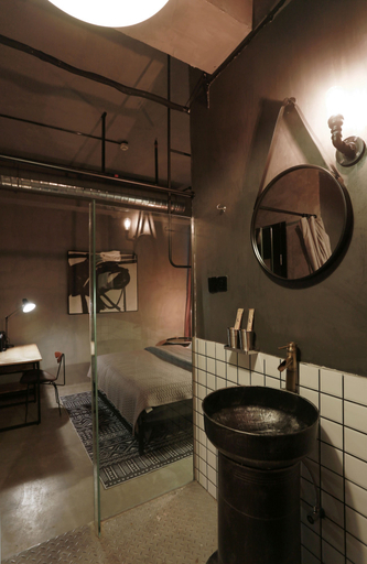 Bathroom 4, Black Gold Factory Boutique Design Hotel, Shenzhen