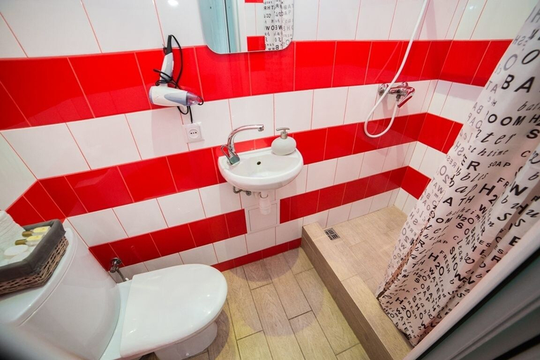 Bathroom, Smart Apartment Krehivska 7b, L'vivs'ka