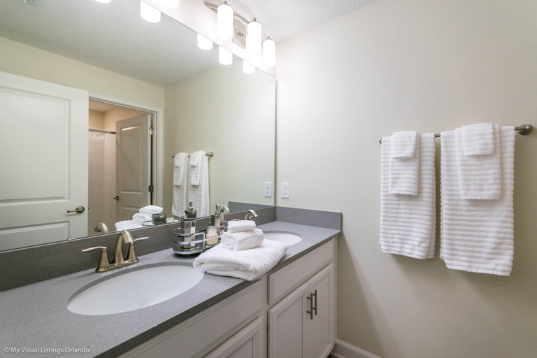 Bathroom 4, Lovely 4 Bed 3Ba Champions Gate Pool, Osceola