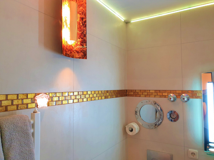 Bathroom, Ferienwohnung Royal Walchensee, Bad Tölz-Wolfratshausen