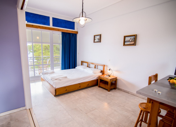 Bedroom 4, Theodora Apartments, Peloponnese