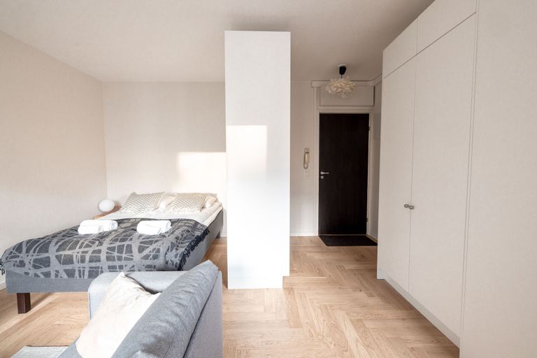 Bedroom 3, 2ndhomes High-quality Studio w Balcony, Uusimaa