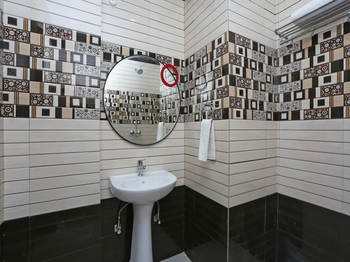 Bathroom 2, Hotel Sunrise Moon, Delhi
