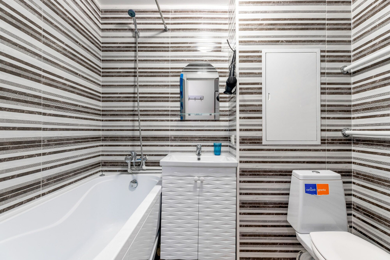 Bathroom 3, Apartment in Krasnogorsk, Krasnogorskiy rayon