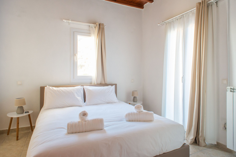 Bedroom 4, The Corfos Hills House, South Aegean
