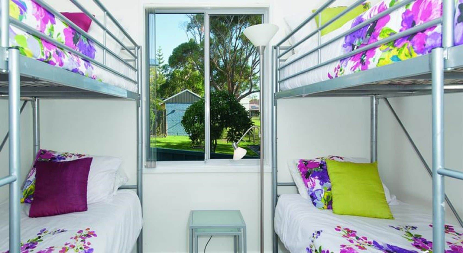 Bedroom 2, Bodhi Beach House at Fingal Bay, Port Stephens