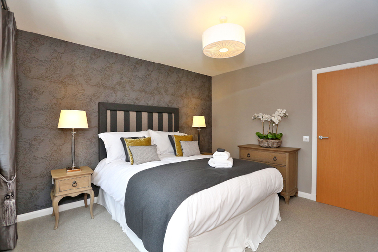 Bedroom 3, Town & Country Apartments -Priory Park, Aberdeenshire
