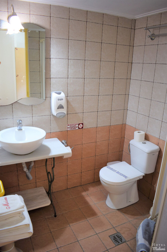 Bathroom 4, Malemi Organic Hotel, North Aegean