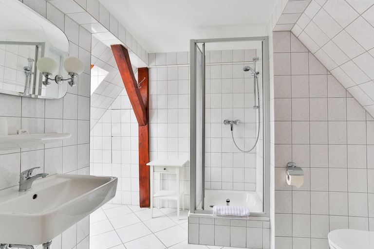 Bathroom 4, Hotel & Pension Villa Camenz, Rostock
