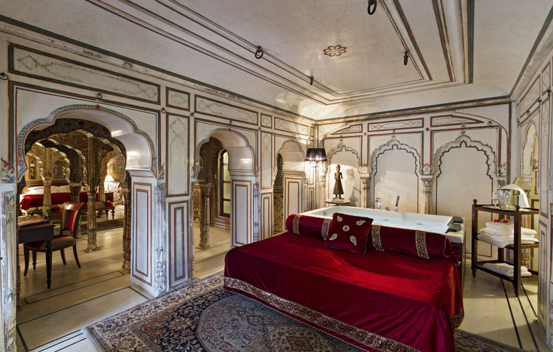 Bedroom 3, Samode Haveli, Jaipur