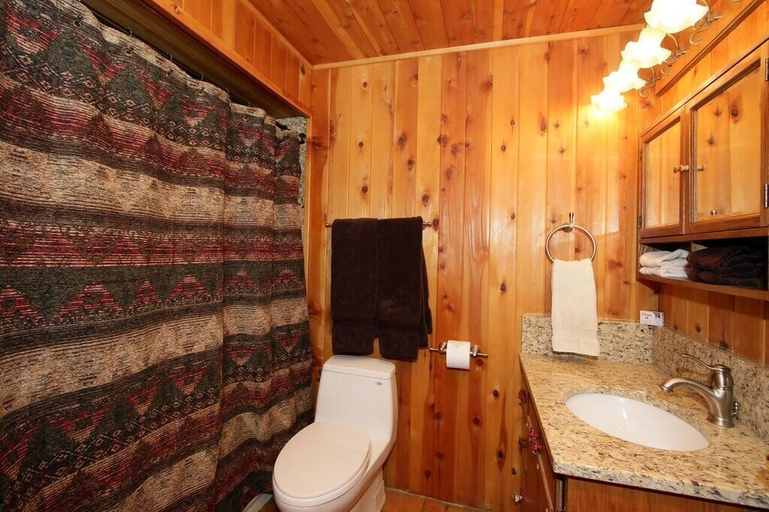 Bathroom 3, Log Cabin on the Stream, Utah