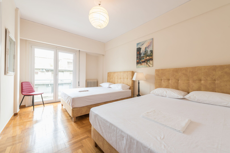 Bedroom 3, Athens Crown Paradise Apartments, Attica