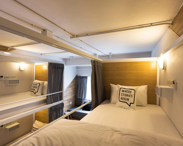 Bedroom 3, Bed One Block Hostel, Pathum Wan
