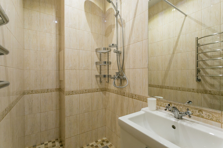 Bathroom 4, Apartment on Volokolamskoye shosse, North-Western