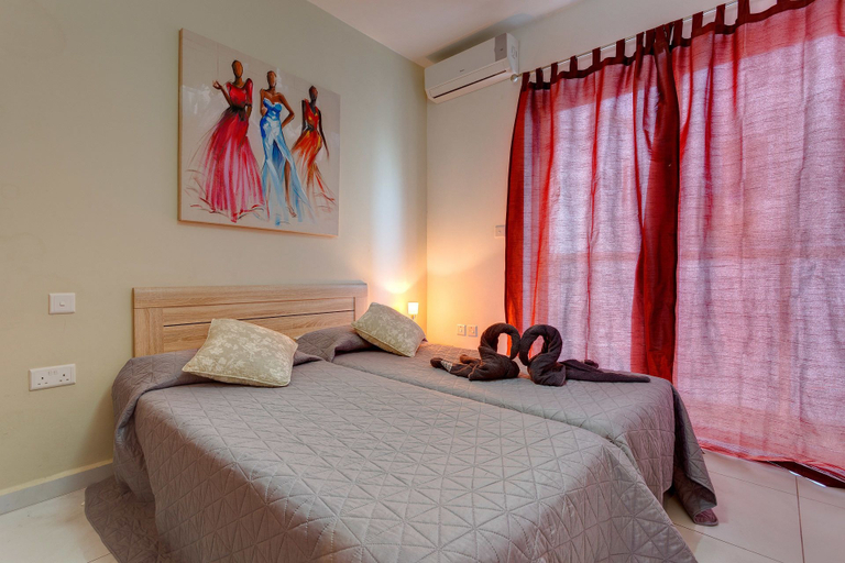 Bedroom 3, Modern Apartment in the Heart of Saint Julian's, St Julian's