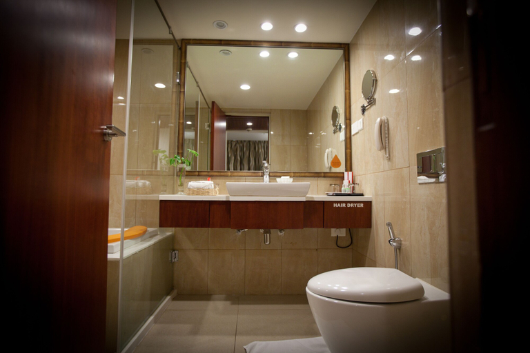 Bathroom 4, Hotel Sitara, Ranga Reddy