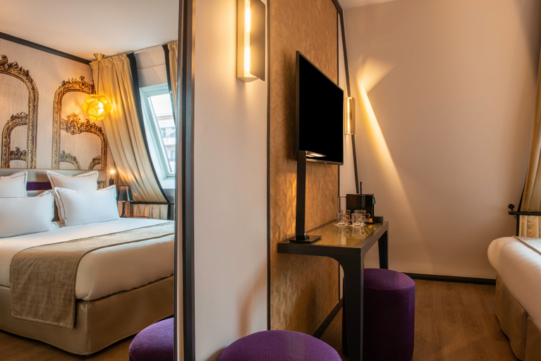 Bedroom 2, Hotel Yllen Eiffel, Paris