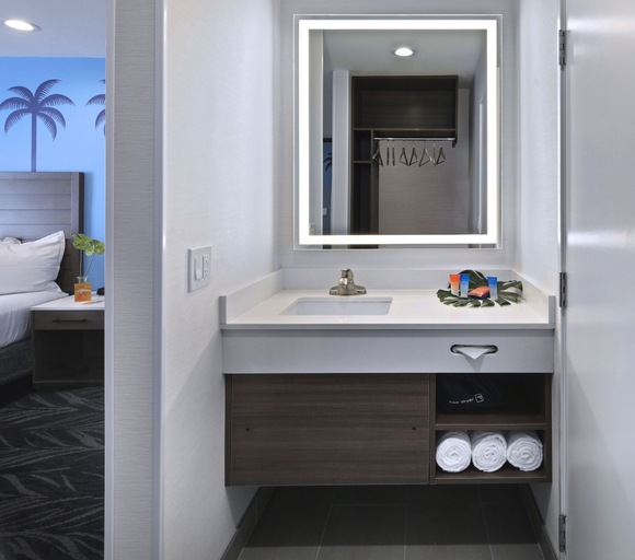 Bathroom 5, Tropicana Inn and Suites, Orange
