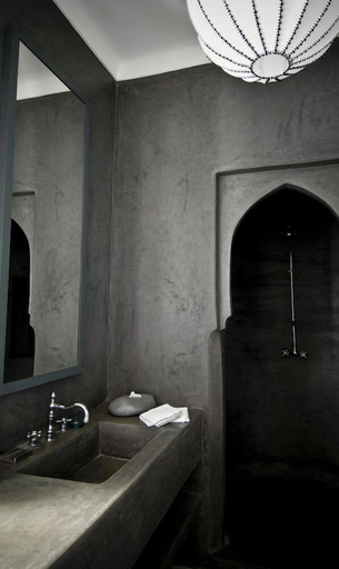 Bathroom 4, Riad First, Marrakech