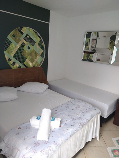 Bedroom 2, Pousada Iza I, Guarujá