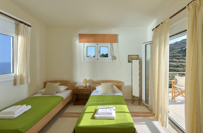 Bedroom 4, Villa With Private Pool and Amazing View RU, Crete