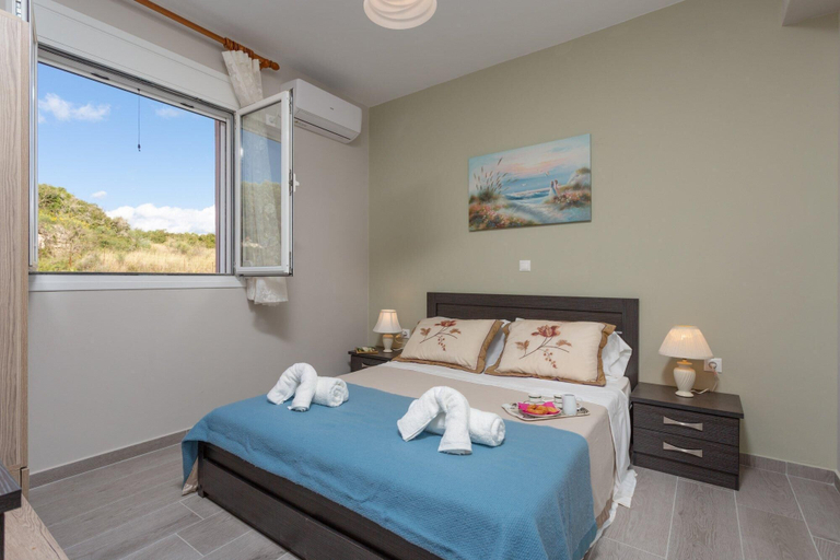 Bedroom 5, Vatsa Beach Villa Large Private Pool Walk to Beach Sea Views A C Wifi - 3021, Ionian Islands