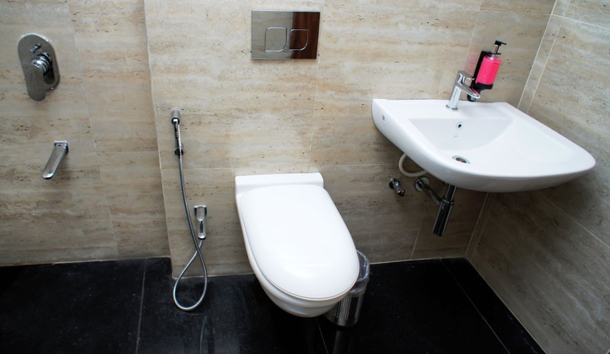 Bathroom 5, Mastiff Hotel Chinchwad by OTHPL, Pune