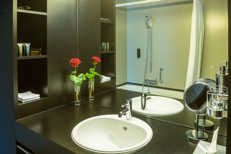 Bathroom 5, Dasbreitehotel, Arlesheim