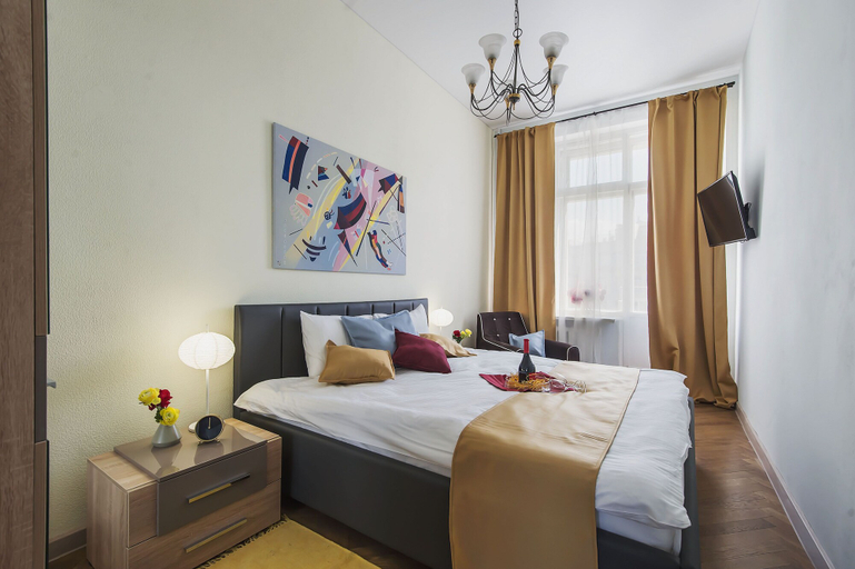 Bedroom 3, GM Apartment Serafimovicha 2, Central