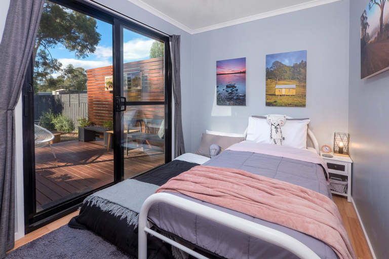 Bedroom 3, Three Beaches - Chic Eco Home Tasmania, Huon Valley