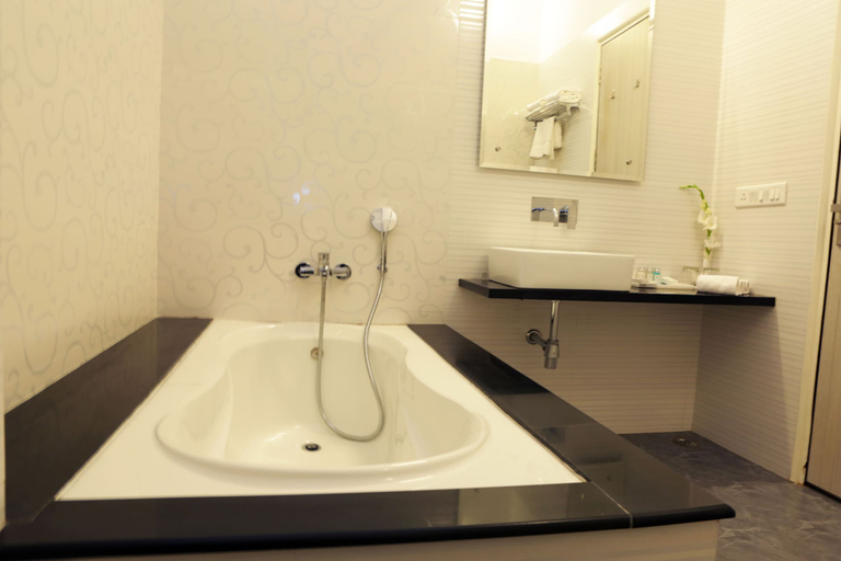 Bathroom 4, Hotel Chirag, Bikaner