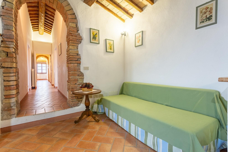 Bedroom 3, Villa Podere Belvedere: Large Private Pool, Sea Views, WiFi                                         , Siena
