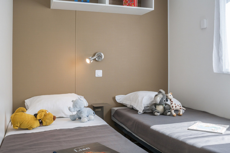 Bedroom 2, Camping Erreka, Pyrénées-Atlantiques