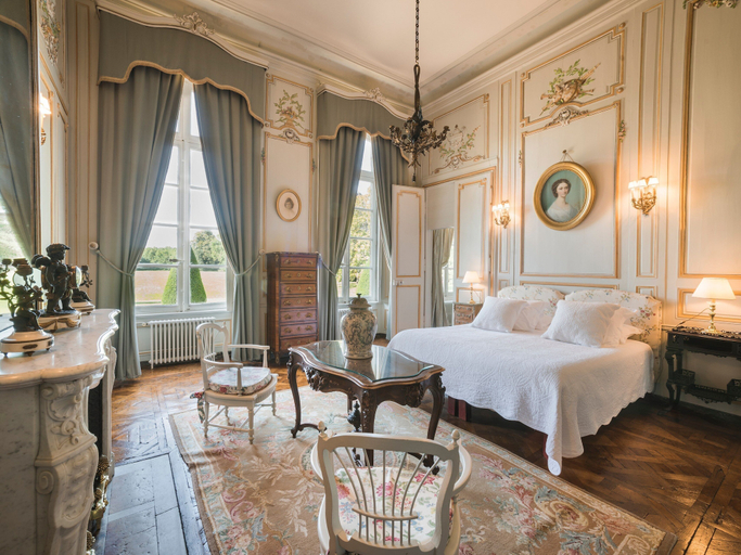 Bedroom 2, Château de Boucéel, Manche