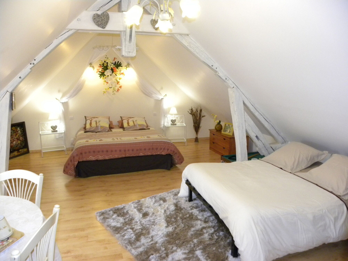 Bedroom 3, Chambres D'hôtes La Quèrière, Loir-et-Cher