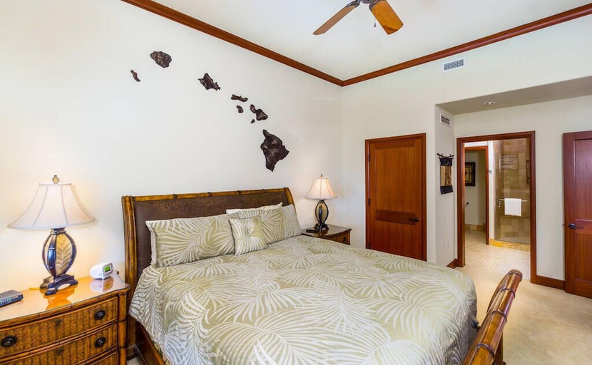 Bedroom 3, Kolea 14F at the Waikoloa Beach Resort, Hawaii
