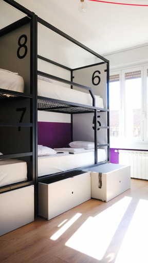 Bedroom 5, Hotello Hostel, Trieste