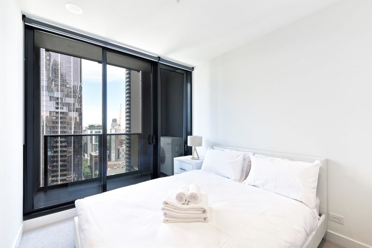 Bedroom 2, Domo Apartments-Empire, Melbourne