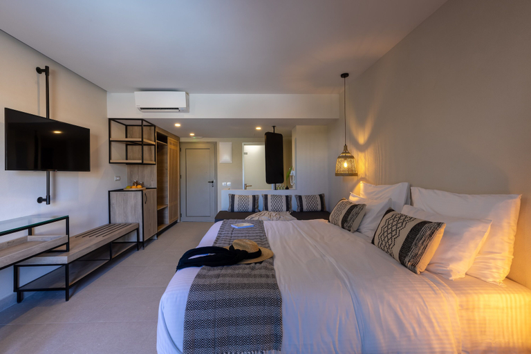 Bedroom 3, Eliros Mare Beachfront Poem Hotel, Crete