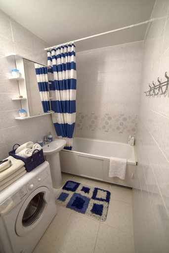 Bathroom, PaulMarie Apartments on Zaslonova 74, Salihorsk