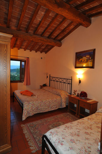 Bedroom 2, Hotel Restaurant La Torricella, Arezzo