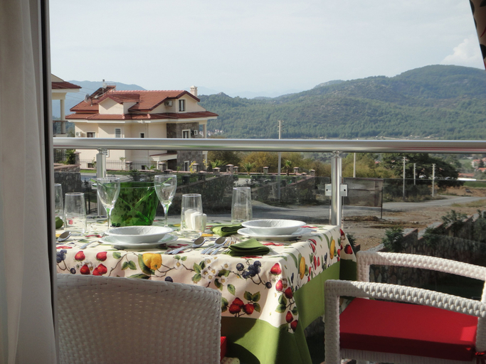 Balcony 2, Garden Apartments G3 by Turkish Lettings, Fethiye