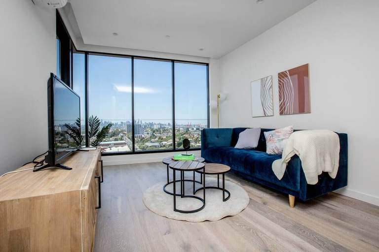 Bedroom 2, The Lively City 2bed 2 Bath APT @footscray, Melbourne